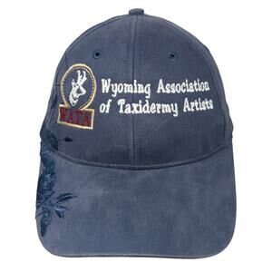 Wyoming Slideback Baseball Cap Blue One Size Adjustable Embroidered Dri-Duck